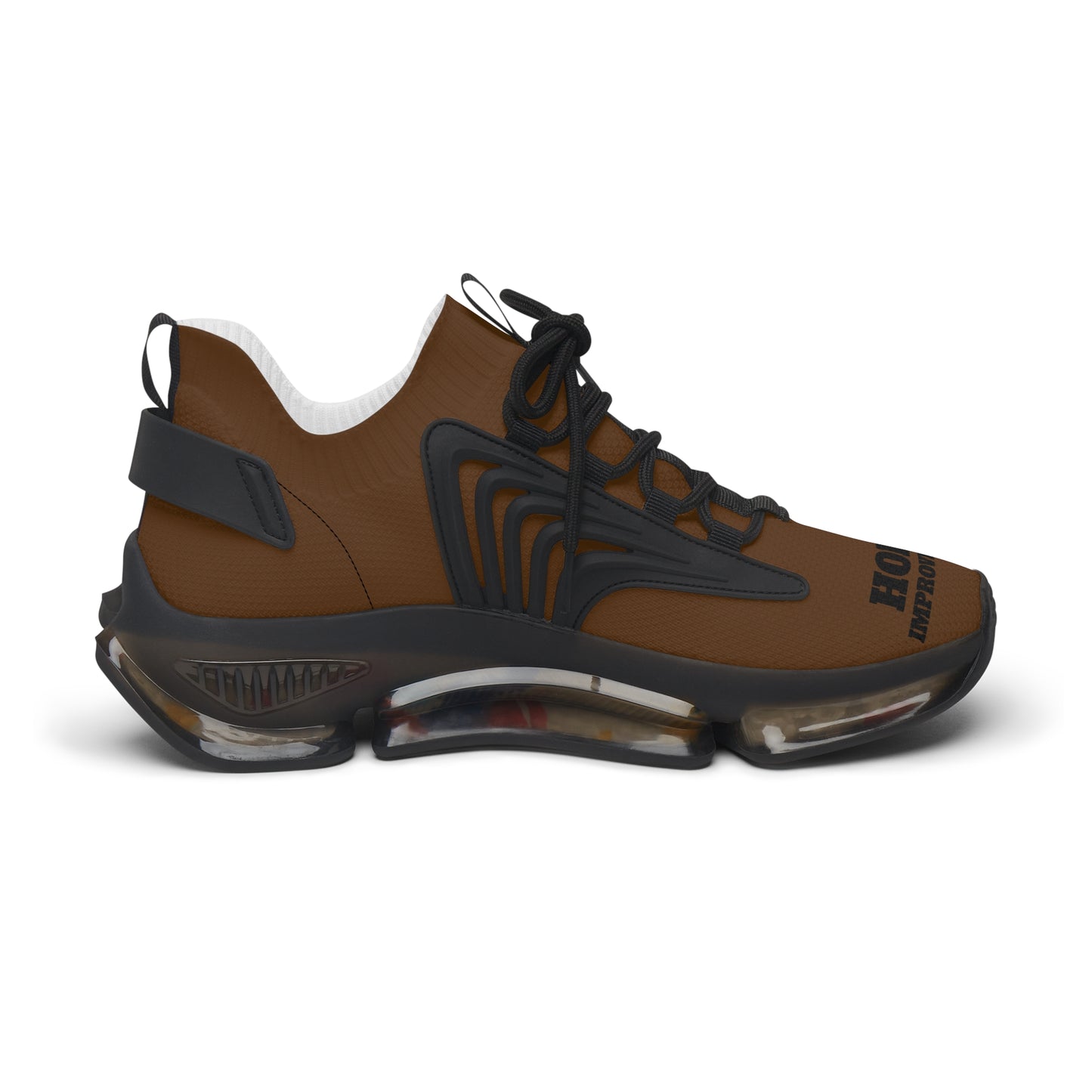 Women's Mesh Sneakers Brown/Black Soles-Sarah's Home Improvement