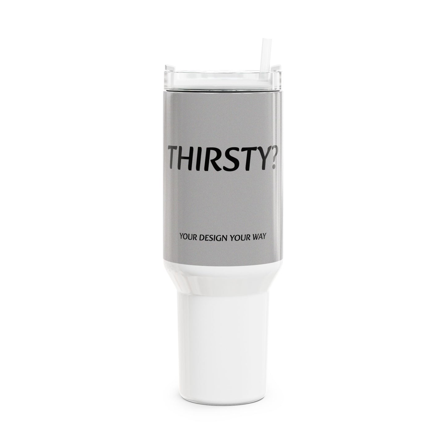 40oz Motivational Tumbler with Handle - Perfect for On-the-Go Hydration-Your Design Your Way