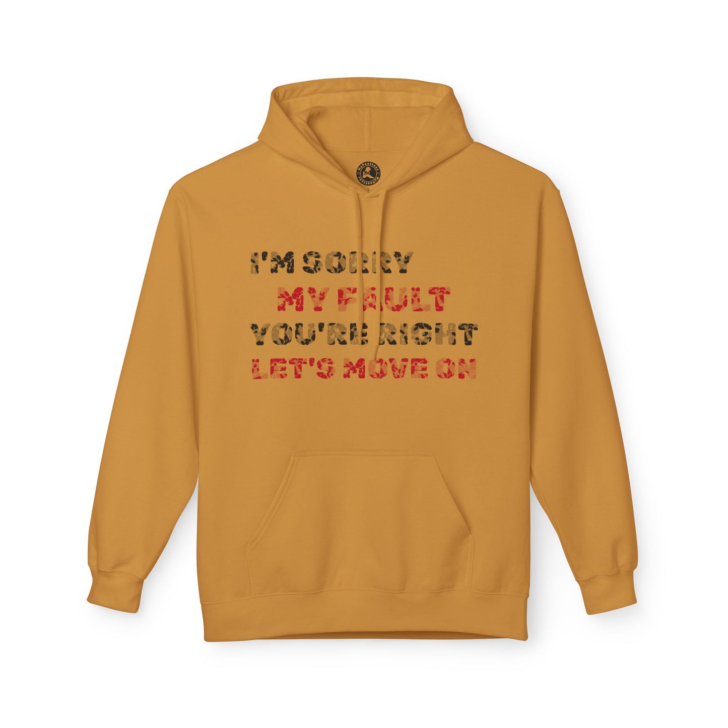 Unisex Midweight Softstyle Fleece Hoodie-LET IT GO