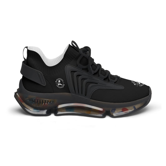 Women's Mesh Sneakers Black/Black Soles-MyPoetteez Logo