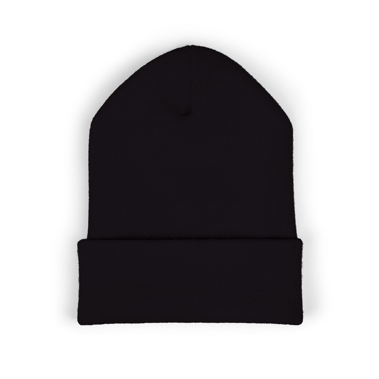 Classic Cuffed Beanie with Embroidered Logo - Cozy Winter Accessory