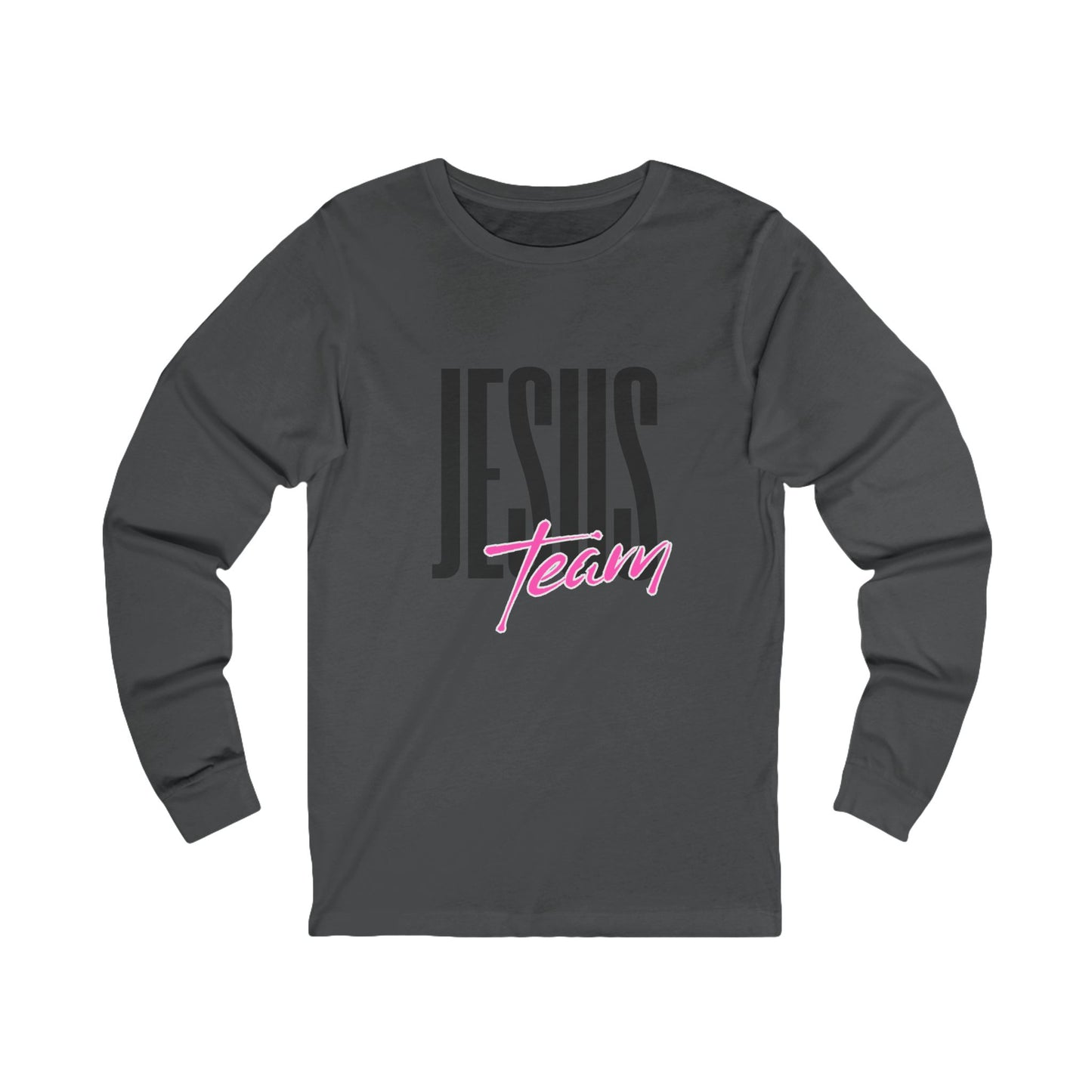 Unisex Jersey Long Sleeve-JESUS team-white