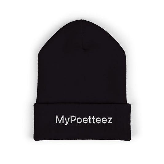 Classic Cuffed Beanie with Embroidered Logo - Cozy Winter Accessory