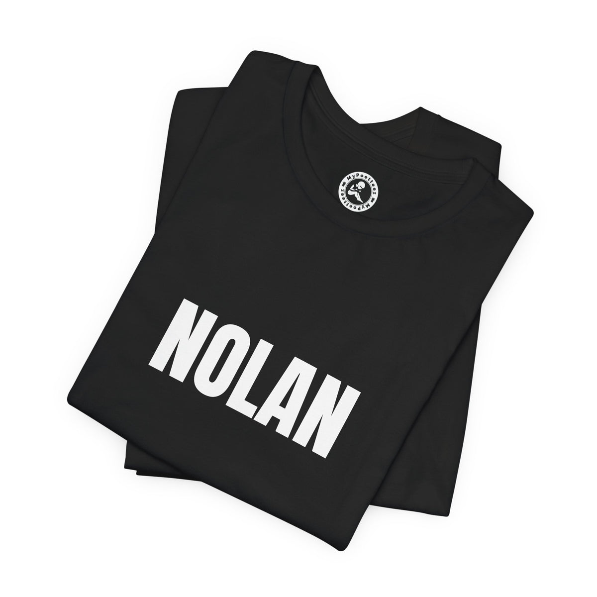 'NOLAN' Bold Text-Personalized Name T‑Shirt