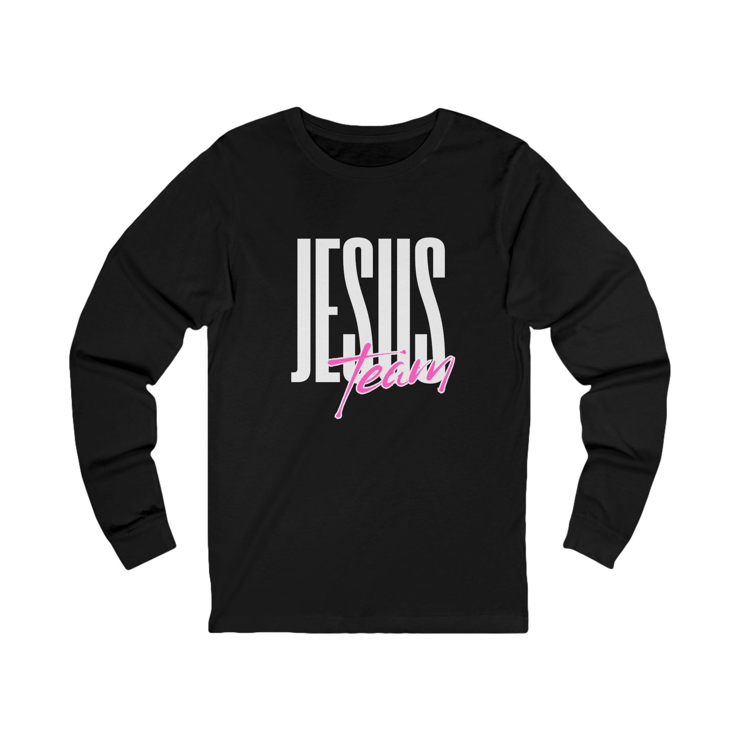 Unisex Jersey Long Sleeve-JESUS team-black
