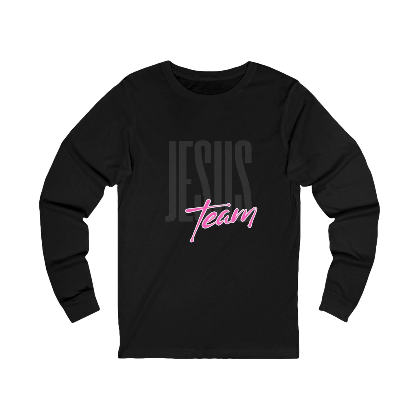 Unisex Jersey Long Sleeve-JESUS team-white