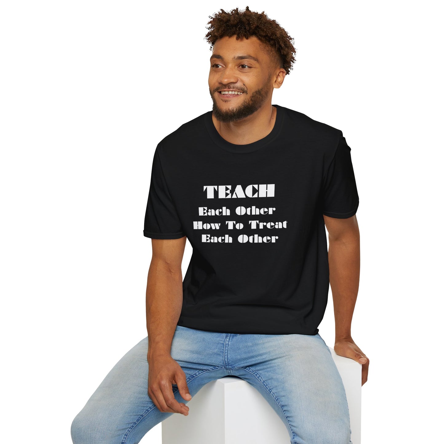 Unisex Softstyle T-Shirt-Teach Each Other