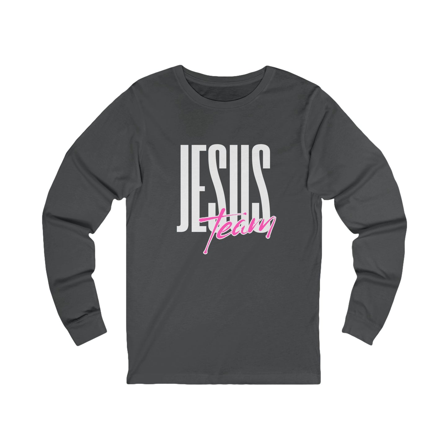 Unisex Jersey Long Sleeve-JESUS team-black