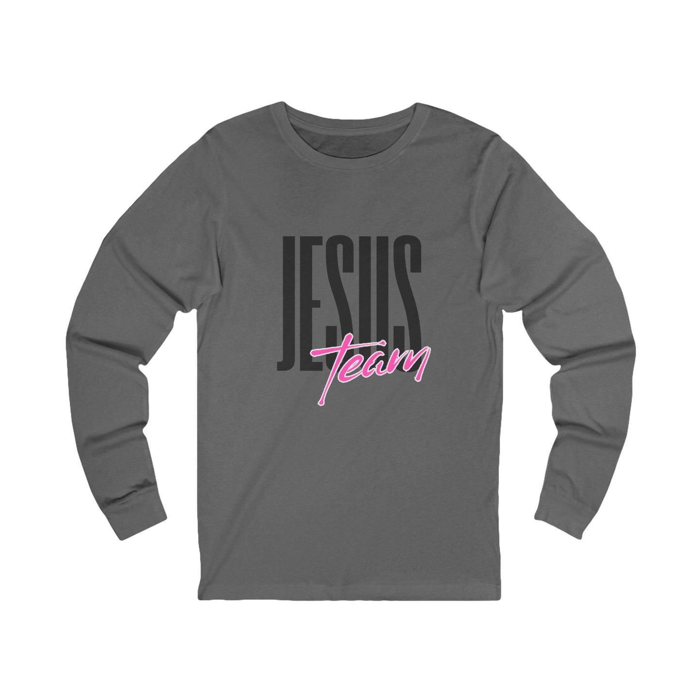 Unisex Jersey Long Sleeve-JESUS team-white