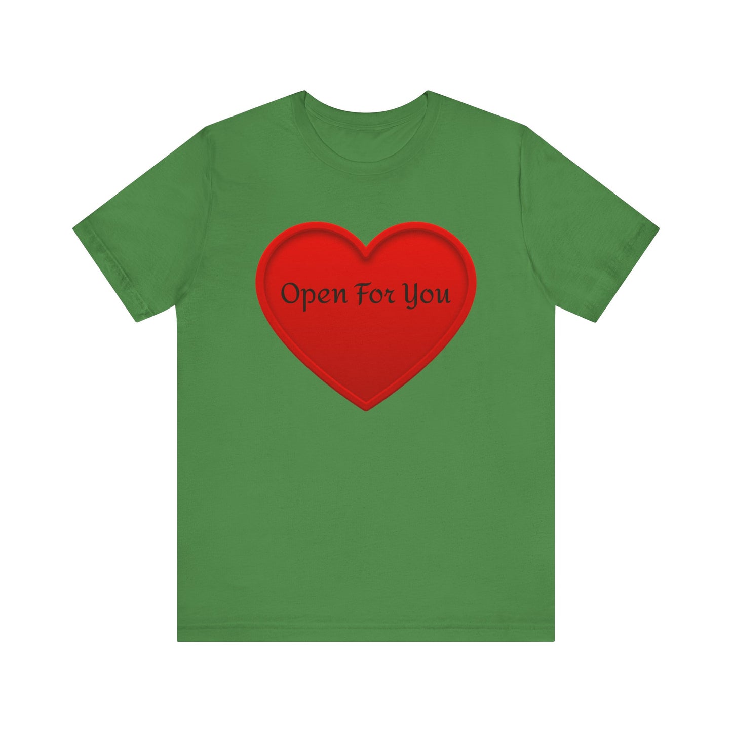 Unisex Jersey Short Sleeve-Open For You-HEART