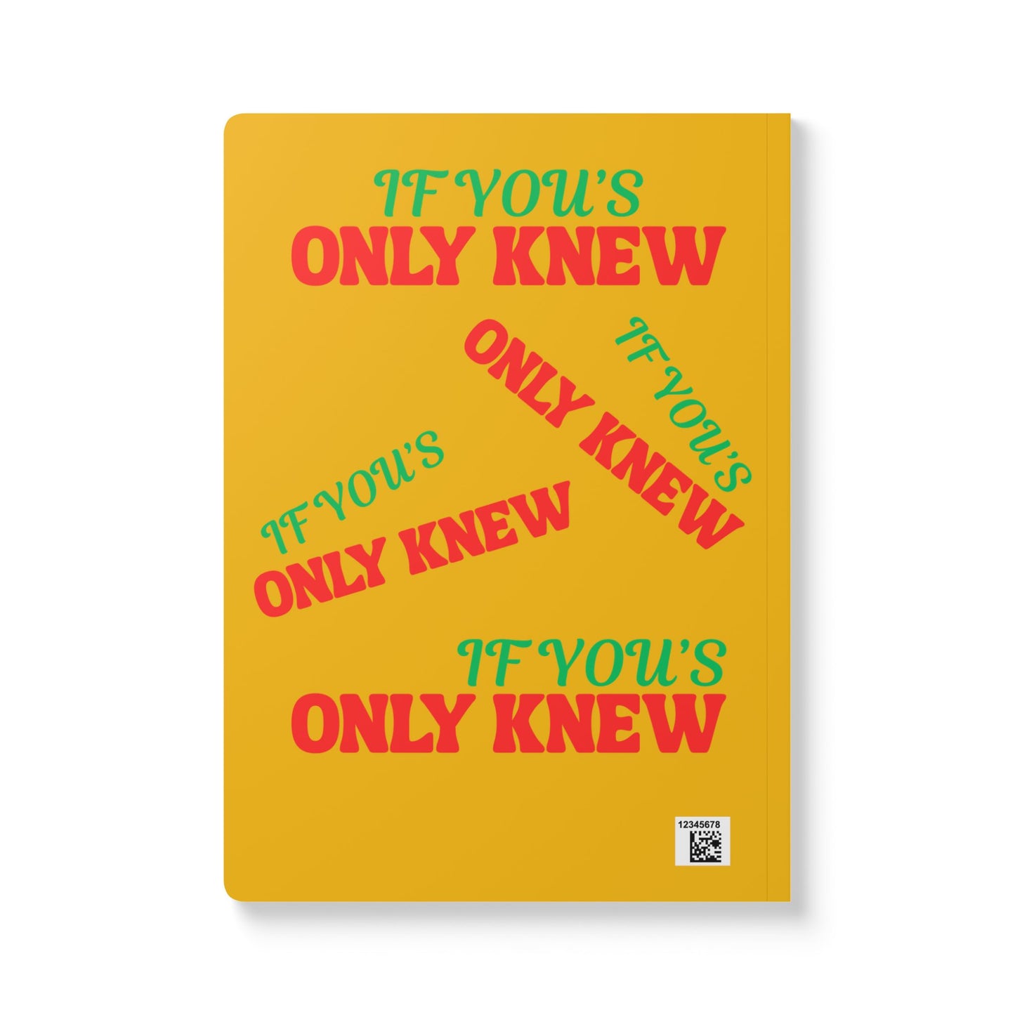 Damaged BUT Not Done Softcover Journal Index, Ideal for Organization & Reflection-yellow