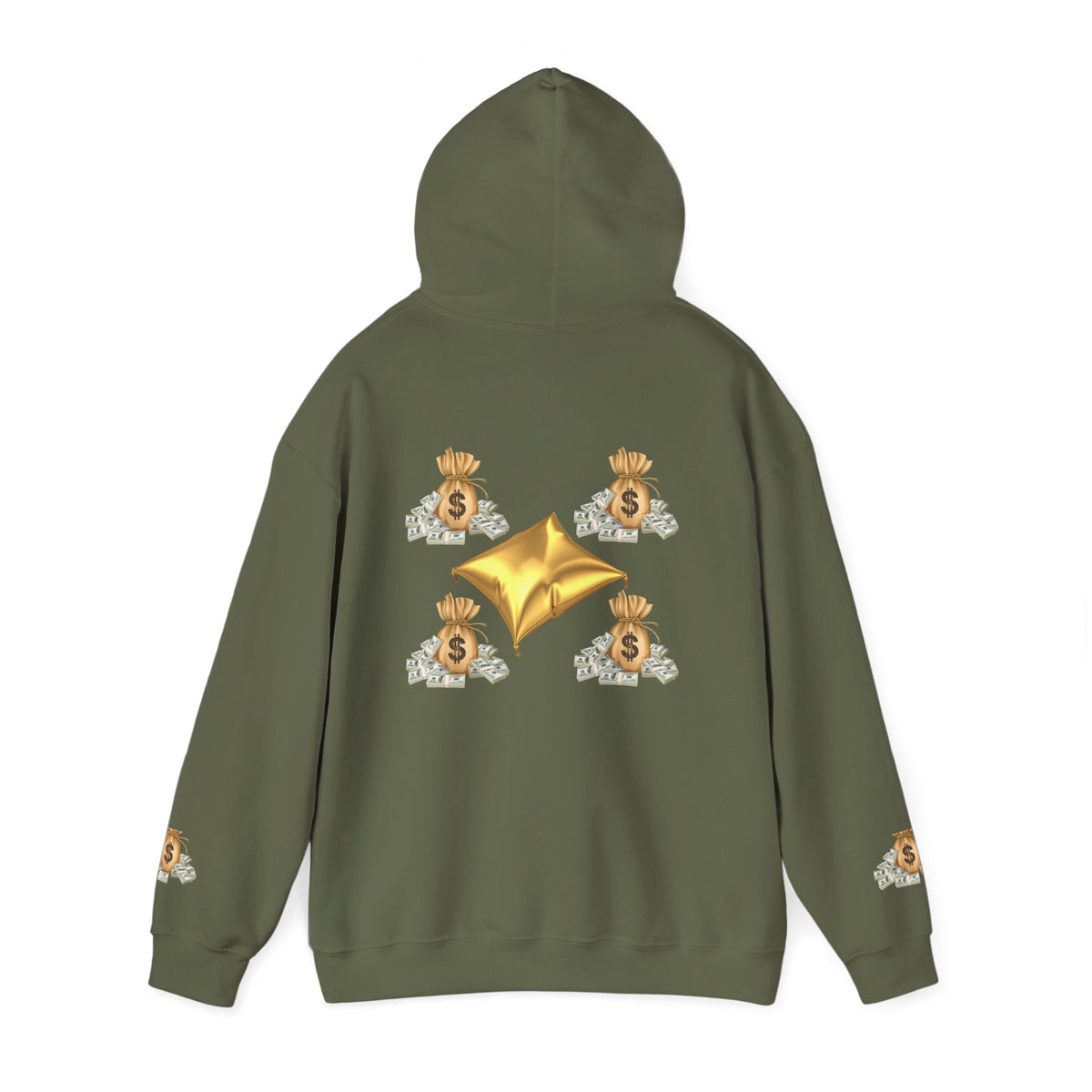 Unisex Heavy Blend™ Hooded Sweatshirt-IF YOU WOKE UP BROKE..YOU SHOULD OF NEVER WENT TO SLEEP