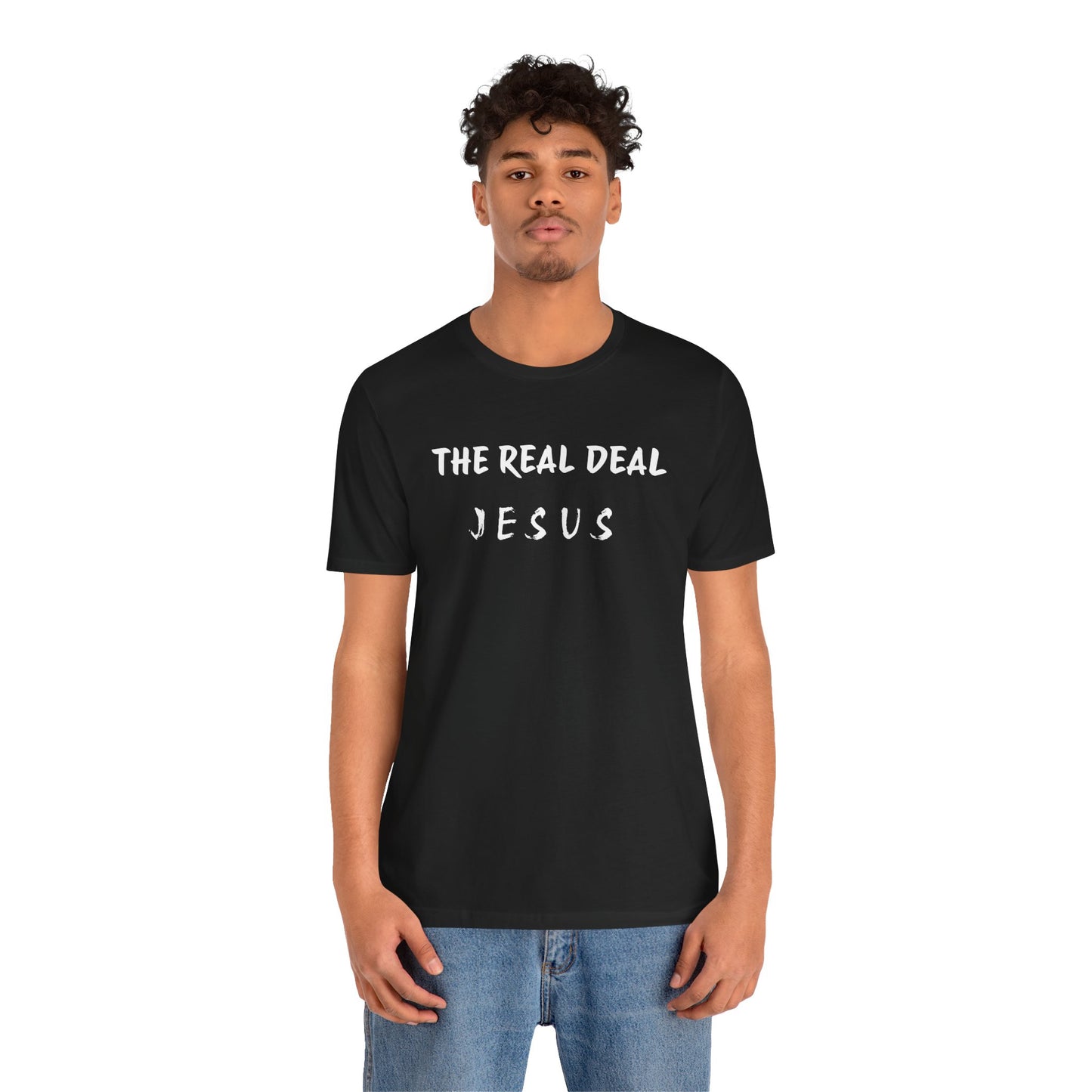 Unisex Jersey Short Sleeve-THE REAL DEAL-JESUS