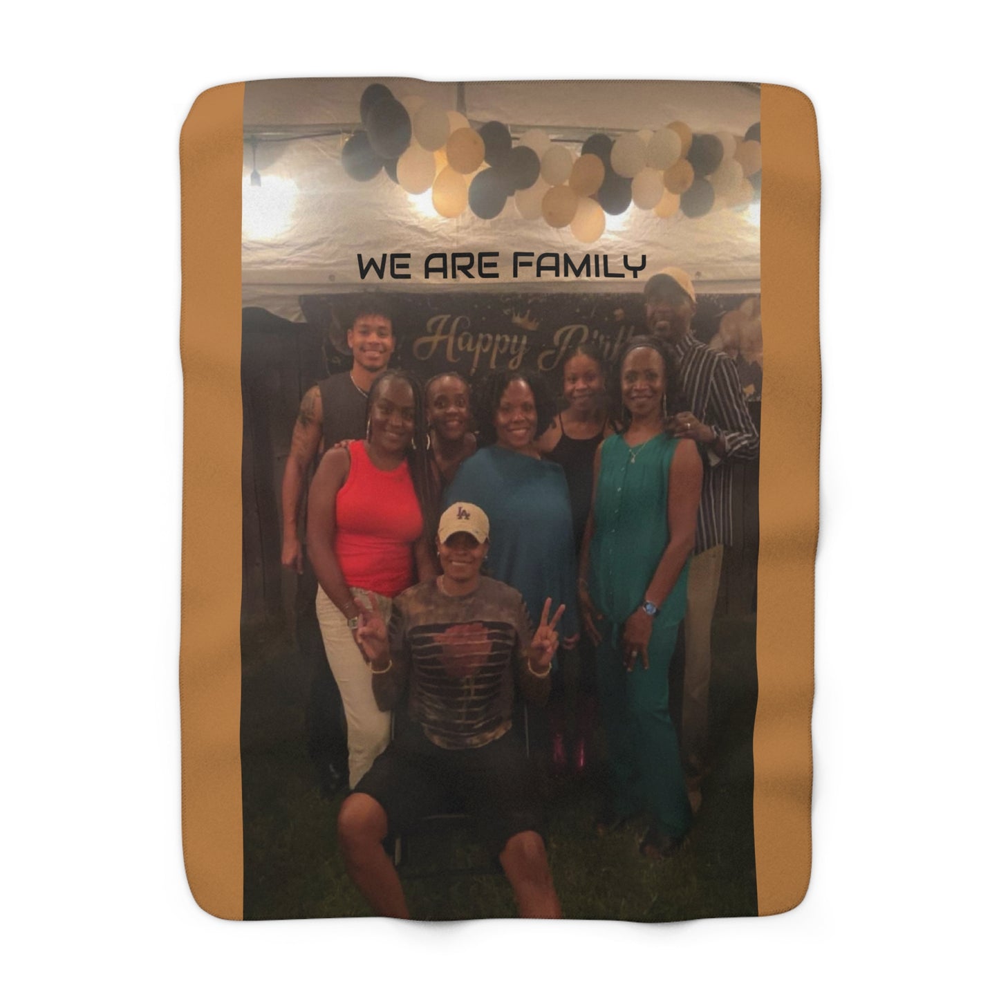 Sherpa Fleece Blanket - Family Celebration Edition-WE ARE FAMILY