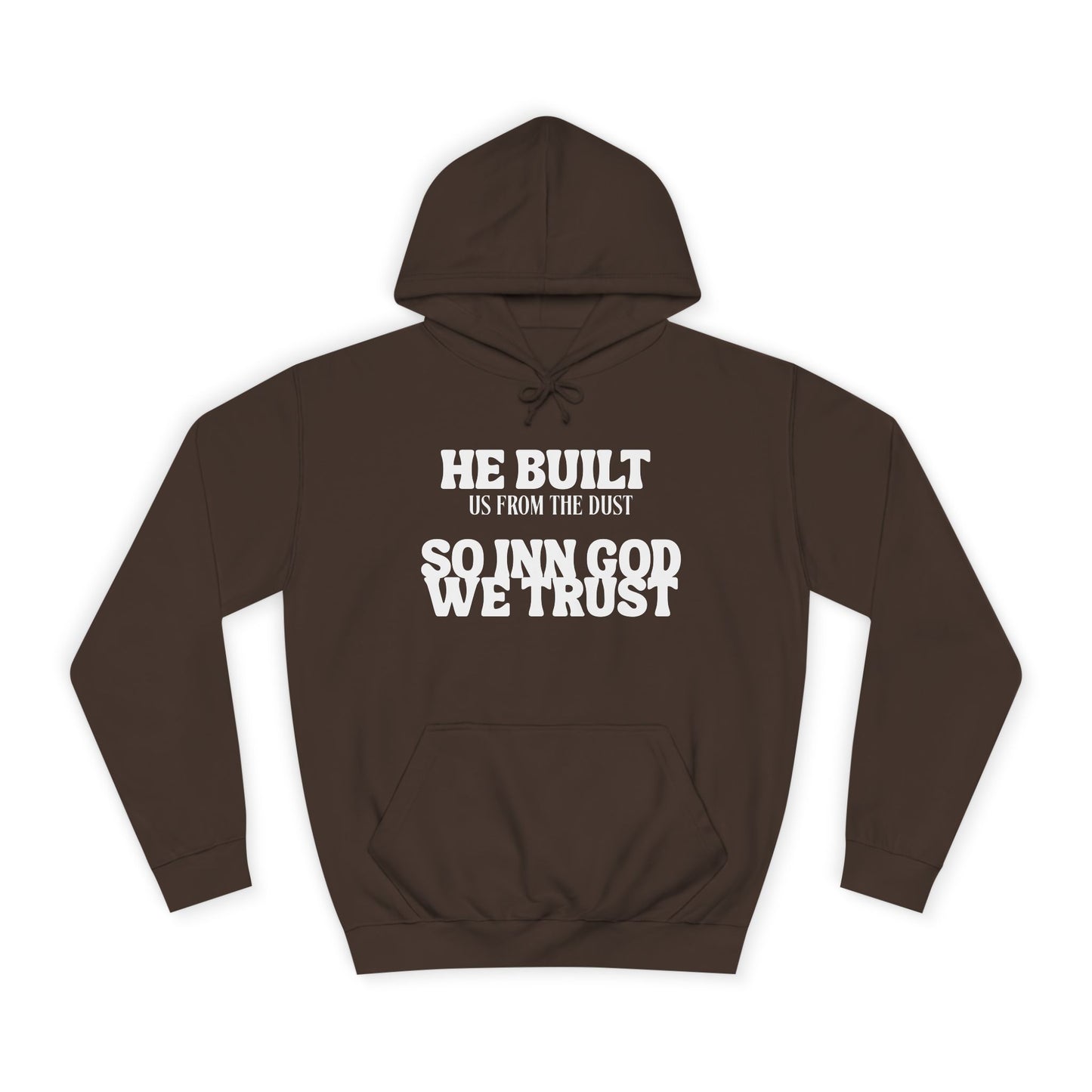 Unisex College Hoodie-INN GOD WE TRUST
