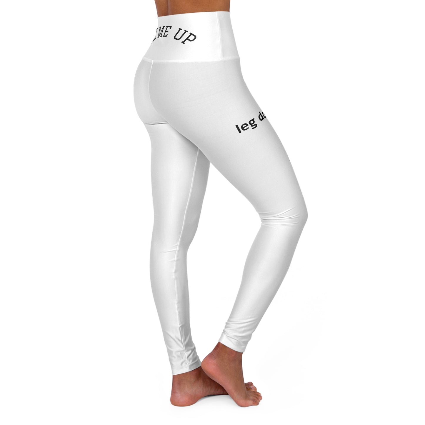 Progress Over Perfection High Waisted Yoga Leggings - Comfortable Activewear for Fitness Enthusiasts