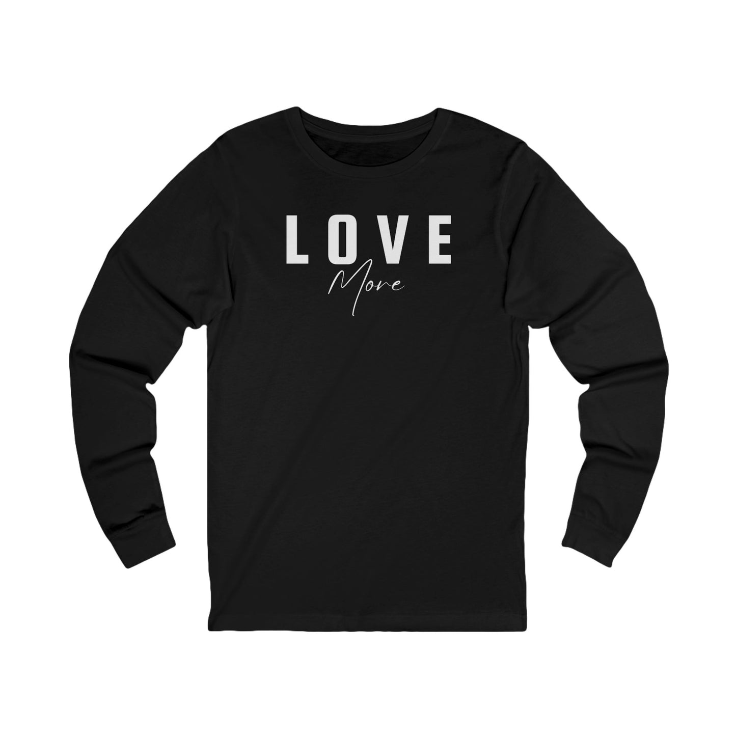 Unisex Jersey Long Sleeve-LOVE More 1