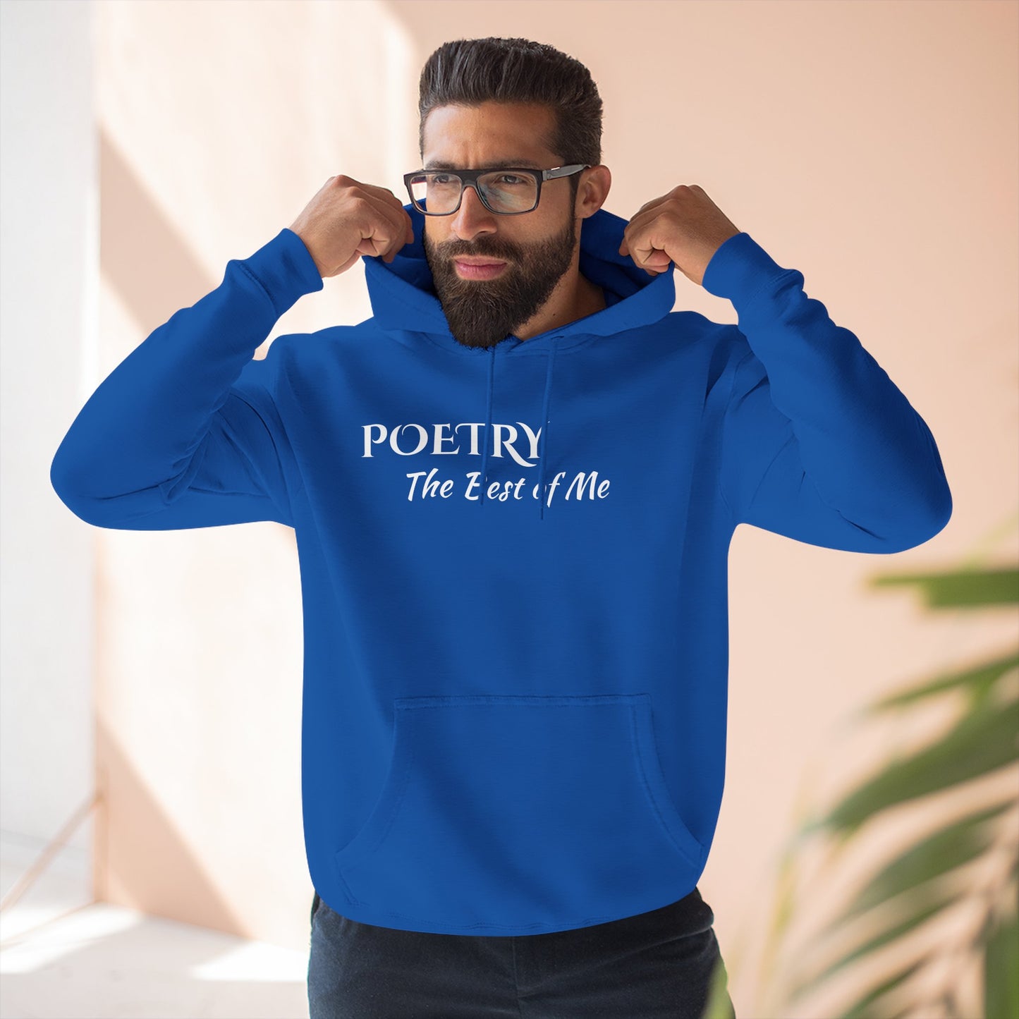 Poetry "The Best of Me" Hoodie — Minimal Literary Fleece Pullover