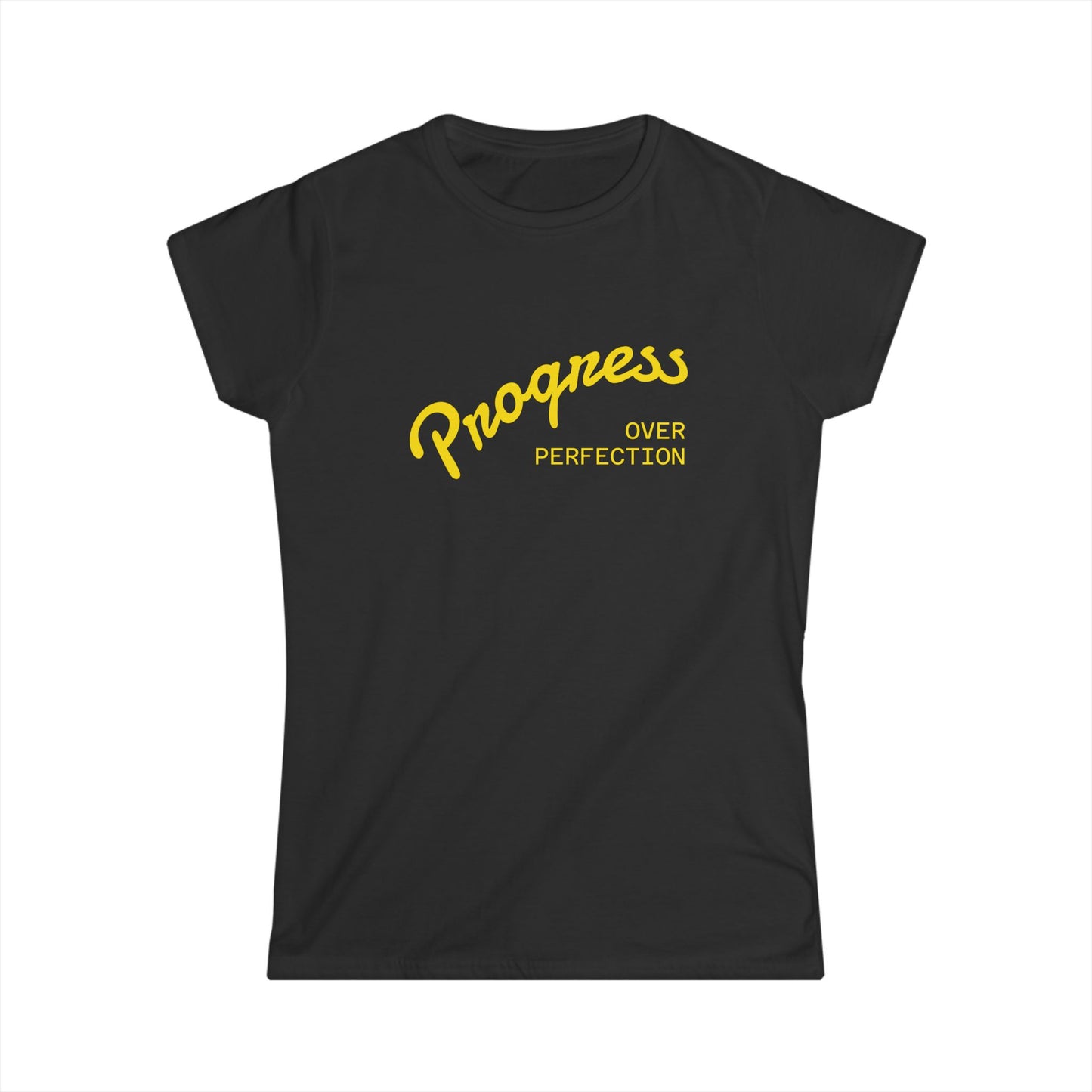 Progress Over Perfection Women's Tee — Inspirational Casual T-Shirt