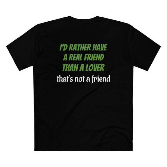 Men's Staple Short Sleeve-REAL FRIEND