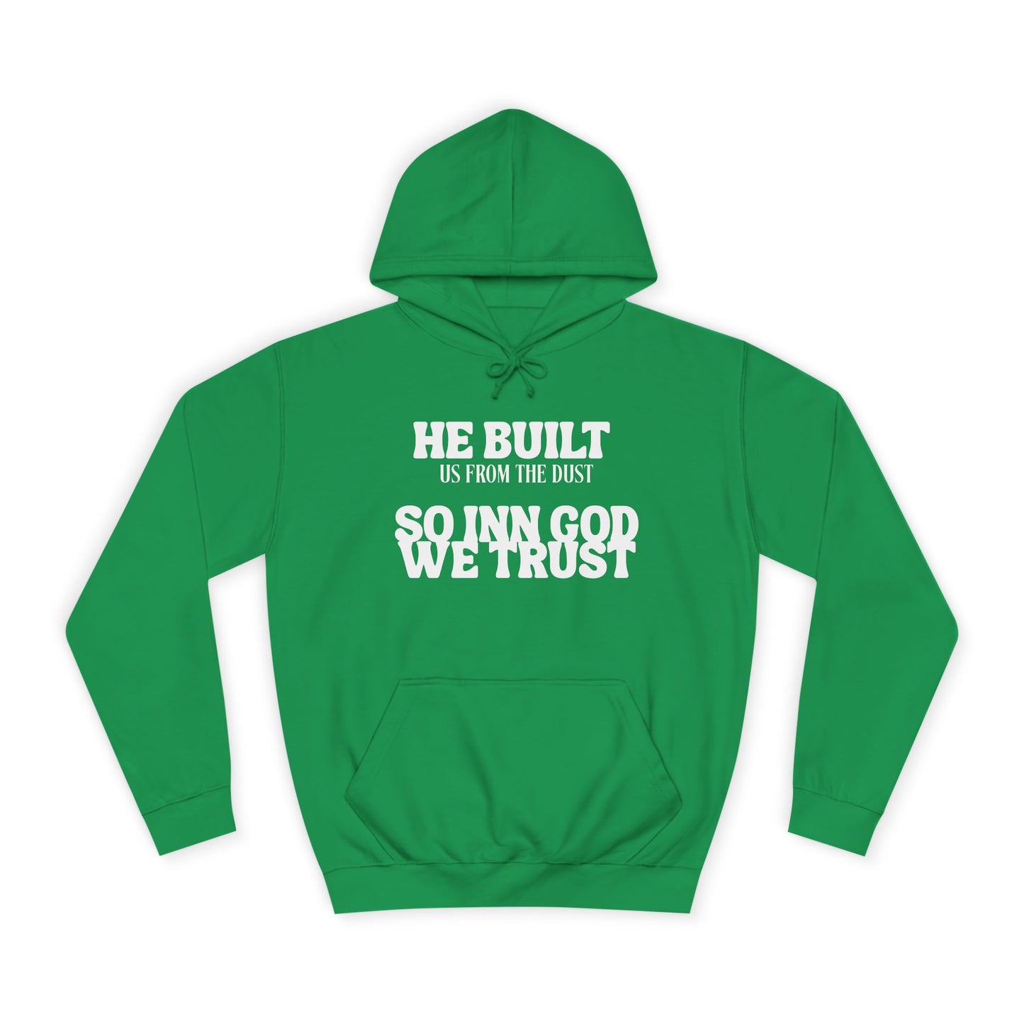 Unisex College Hoodie-INN GOD WE TRUST