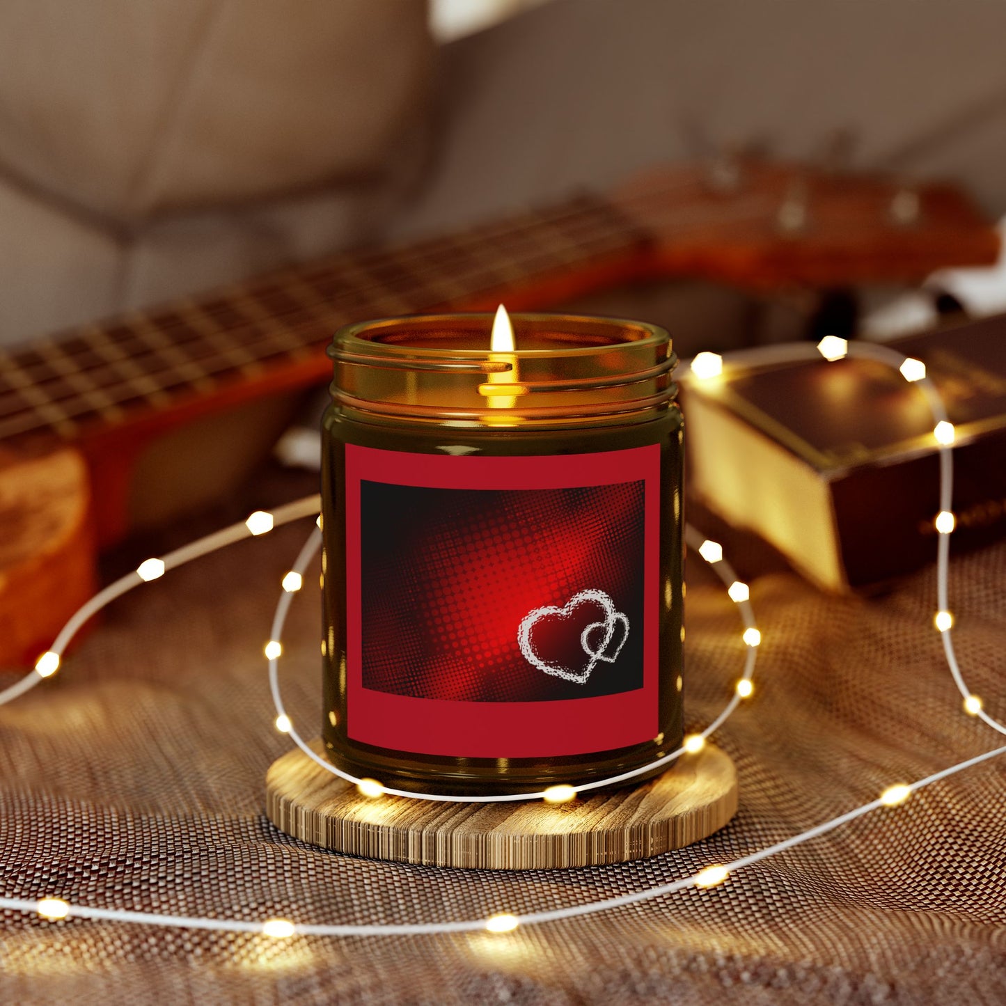 Scented Candles, Coconut Apricot Wax (4oz, 9oz)-DOUBLE LOVE