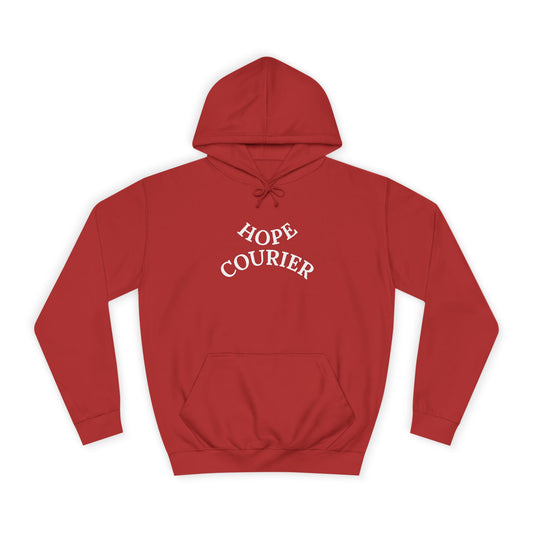 AI MODEL Size Up-Unisex College Hoodie-HOPE COURIER