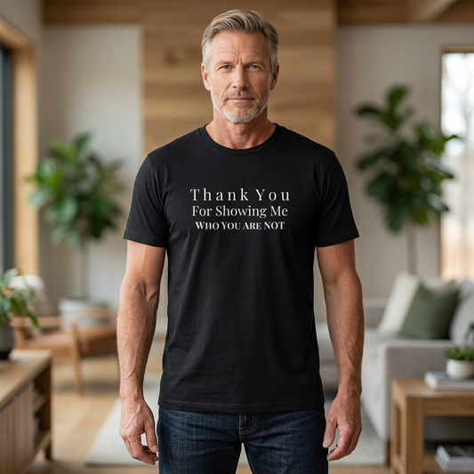 Unisex Softstyle-Thank You For Showing Me Who You Are NOT!