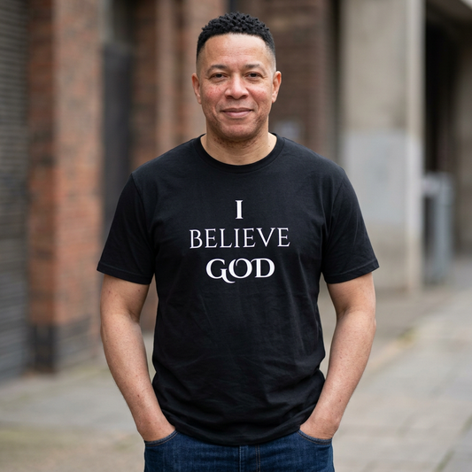 AI MODEL-Unisex Softstyle-I Believe GOD