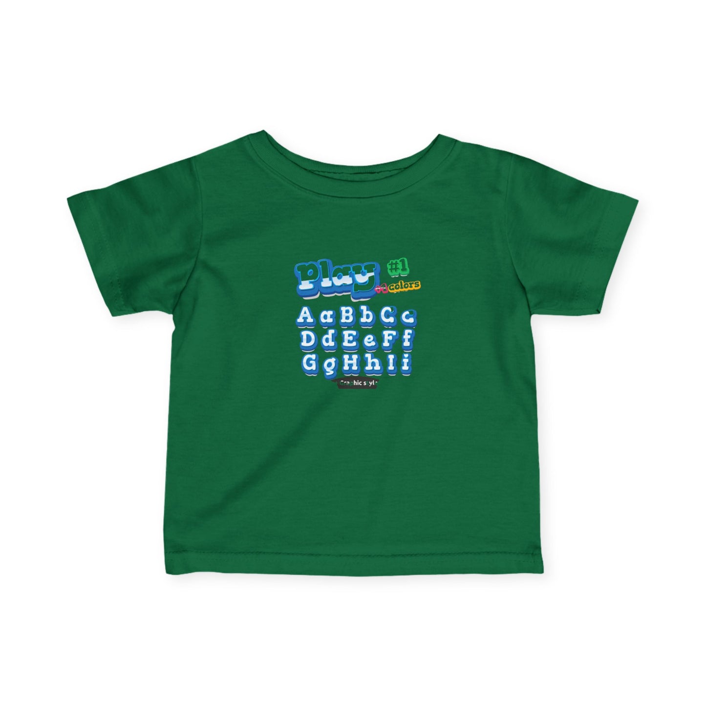 Playful Infant Jersey Tee - Cute Baby Shirt, Kids Fashion, Toddler Gift, Birthday Outfit, Playtime Clothing