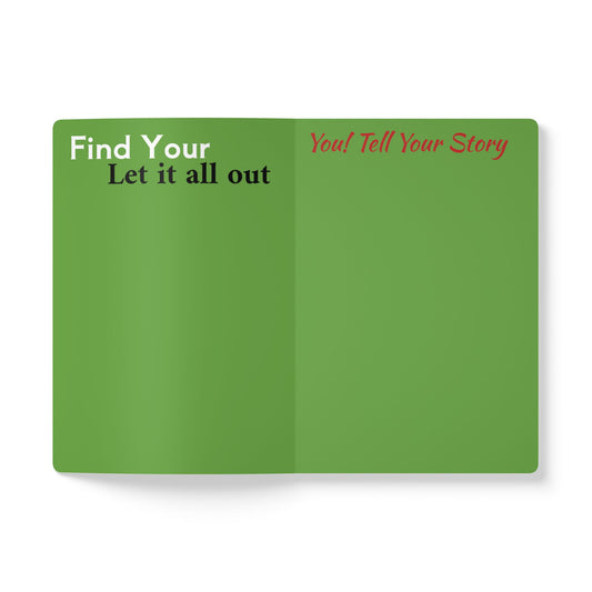 Inspirational Softcover Journal - "Exhale A Deserved Breath"