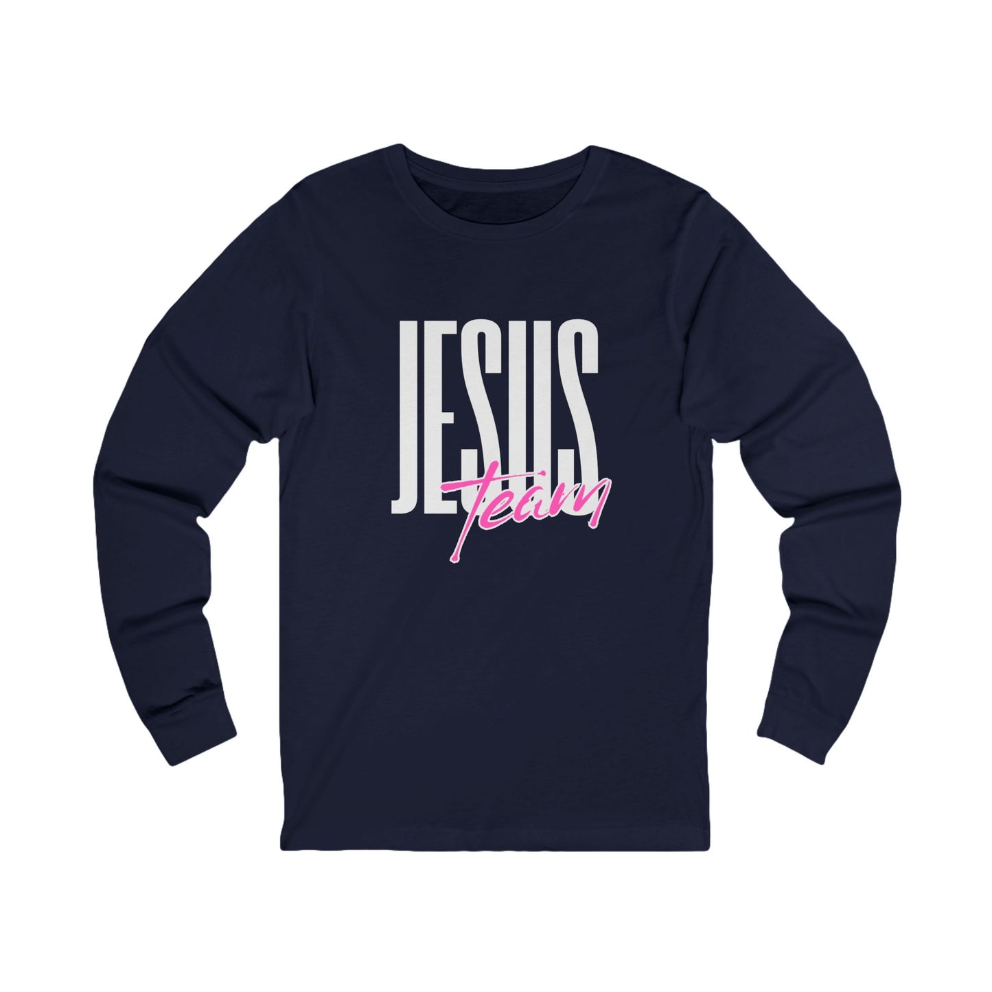 Unisex Jersey Long Sleeve-JESUS team-black