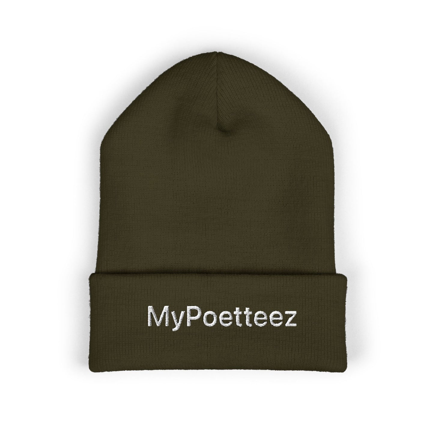 Classic Cuffed Beanie with Embroidered Logo - Cozy Winter Accessory