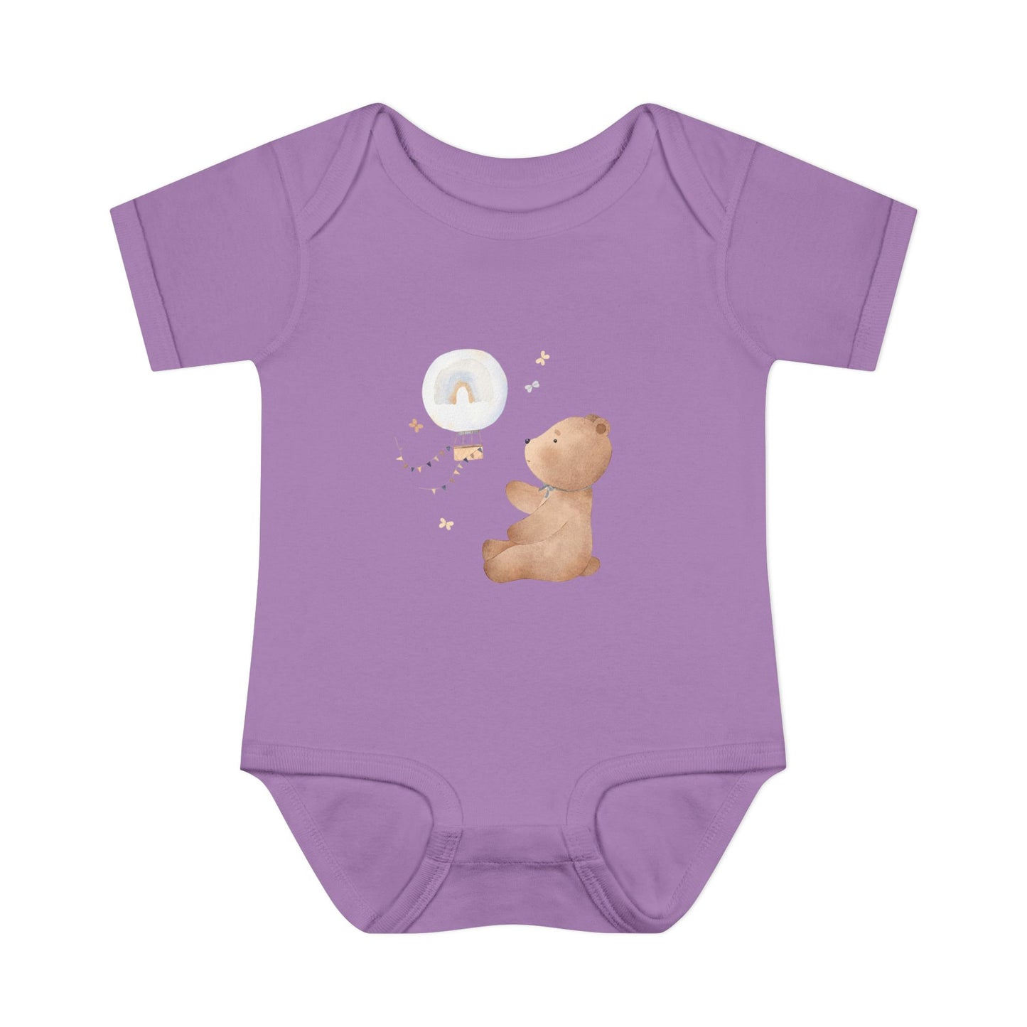 Infant Baby Rib Bodysuit-Bear Bear