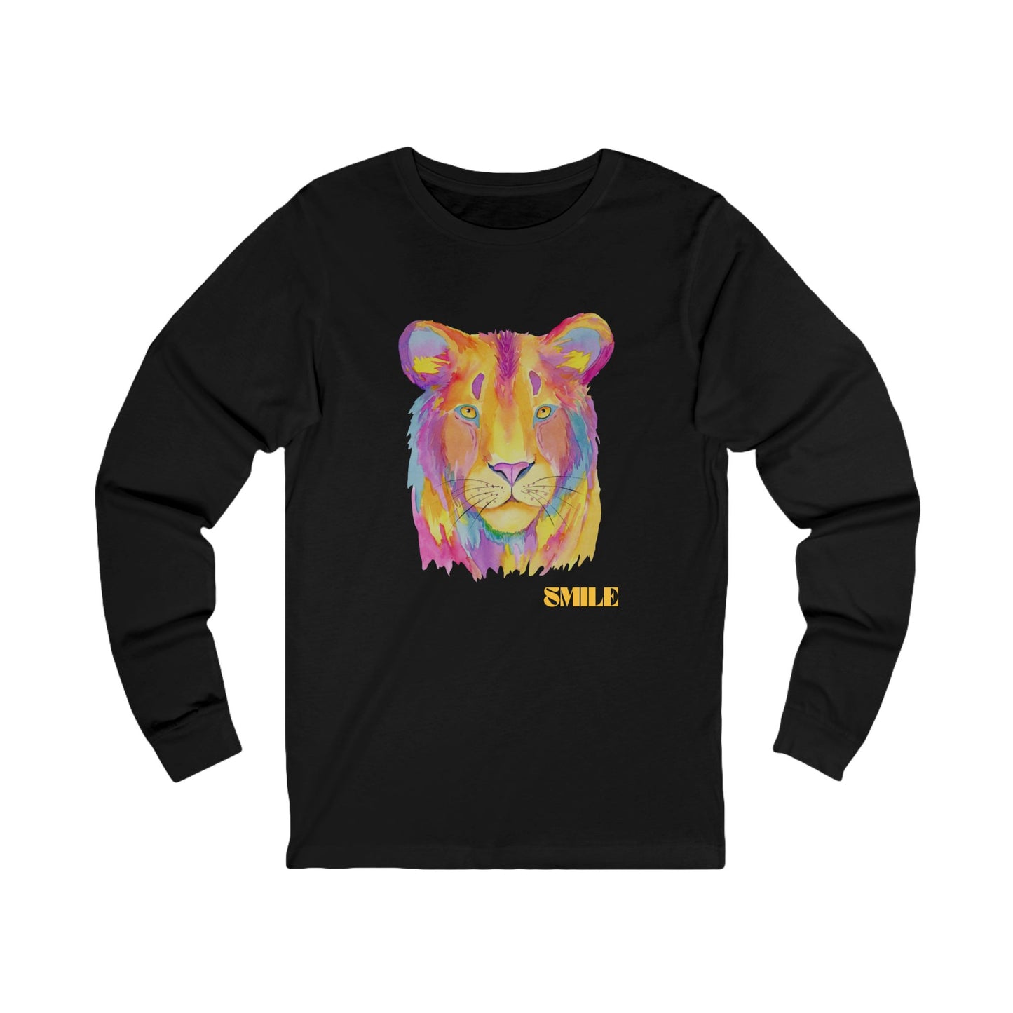 Unisex Jersey Long Sleeve-LION SMILE