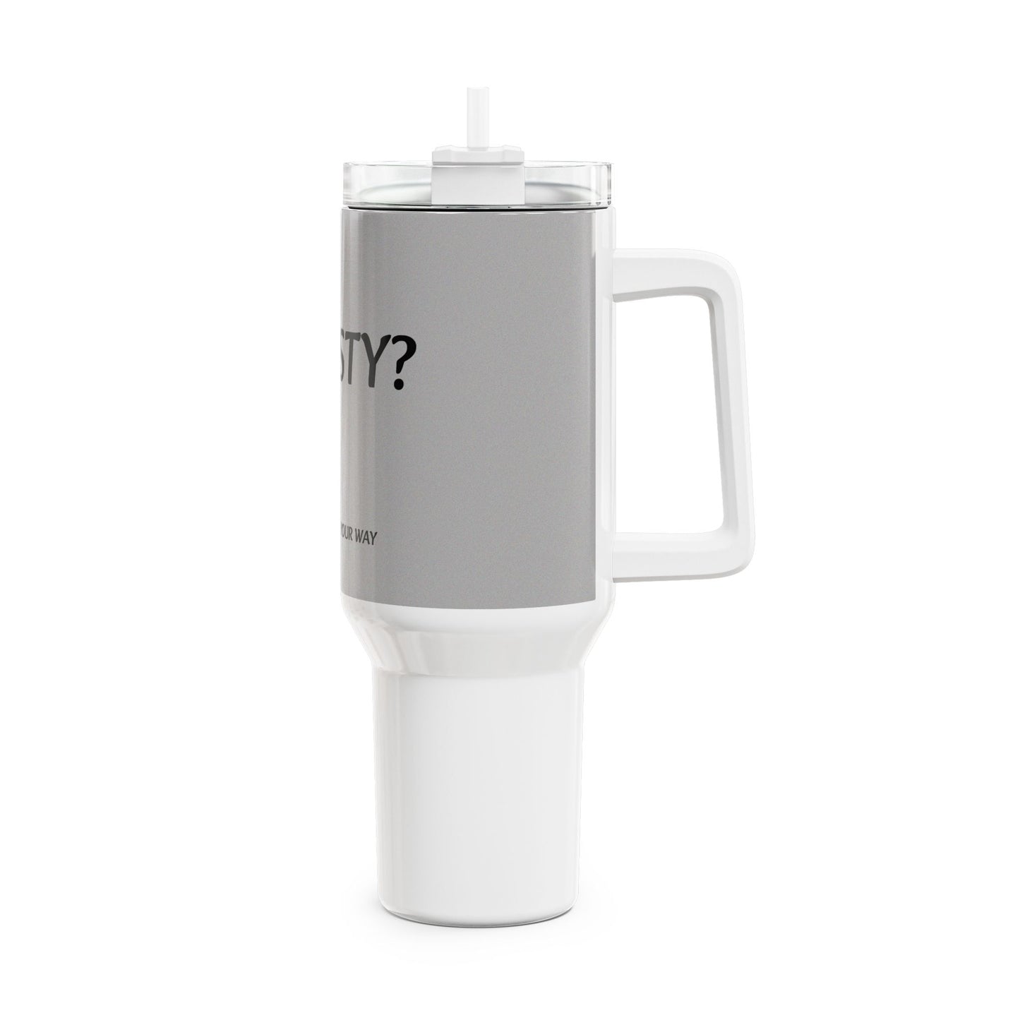 40oz Motivational Tumbler with Handle - Perfect for On-the-Go Hydration-Your Design Your Way