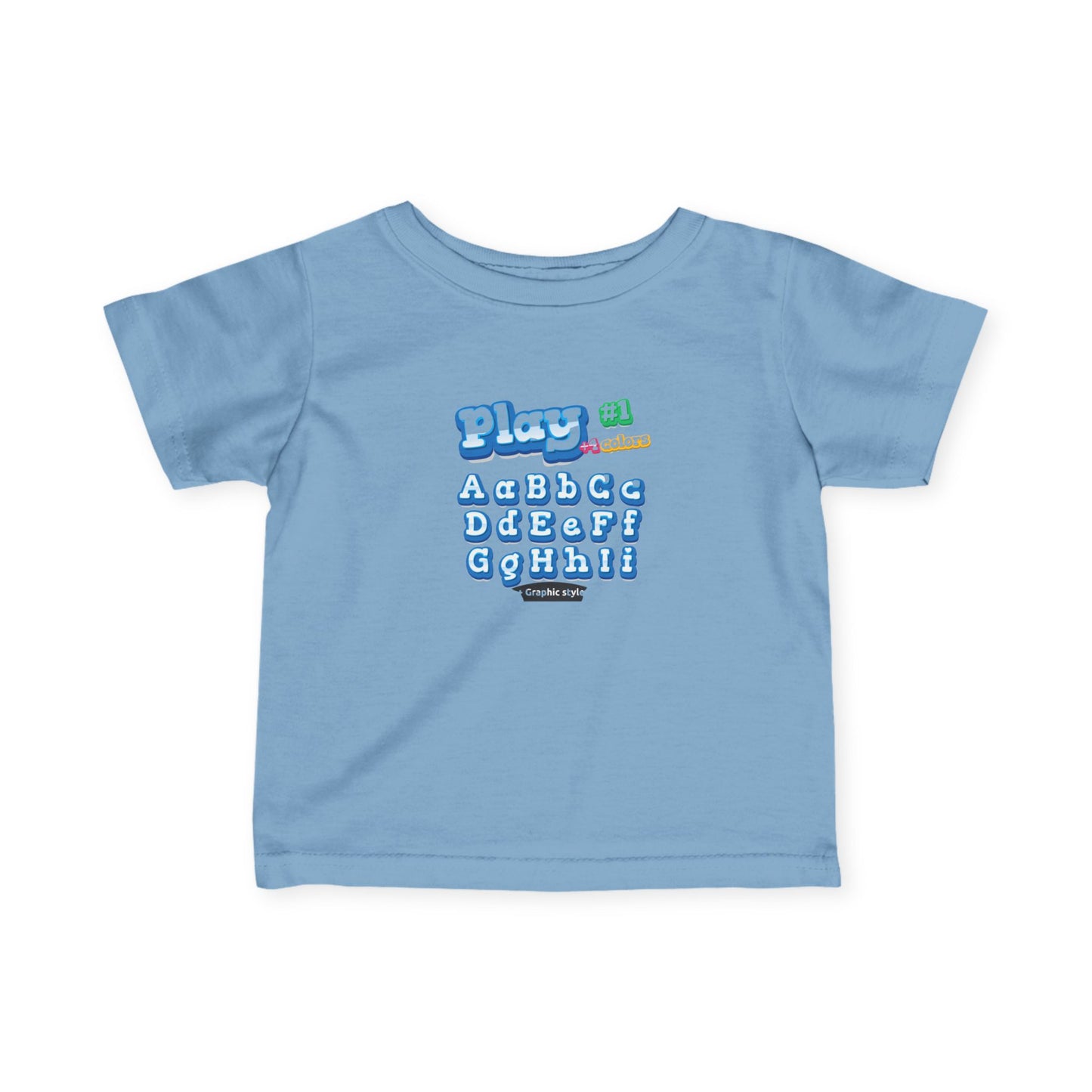 Playful Infant Jersey Tee - Cute Baby Shirt, Kids Fashion, Toddler Gift, Birthday Outfit, Playtime Clothing