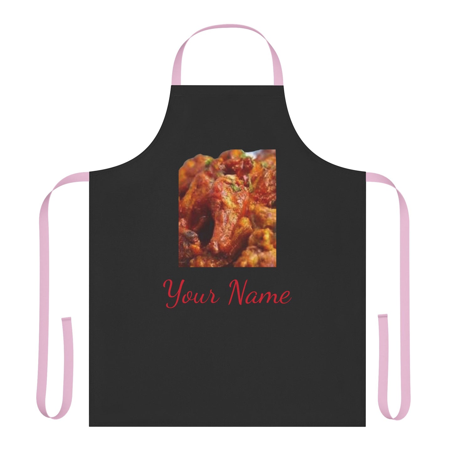 Apron, 5-Color Straps (AOP) Your Name-Your Picture
