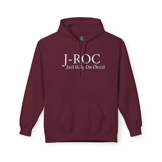 Unisex Midweight Softstyle Fleece Hoodie-Just Rely On Christ "J-ROC"