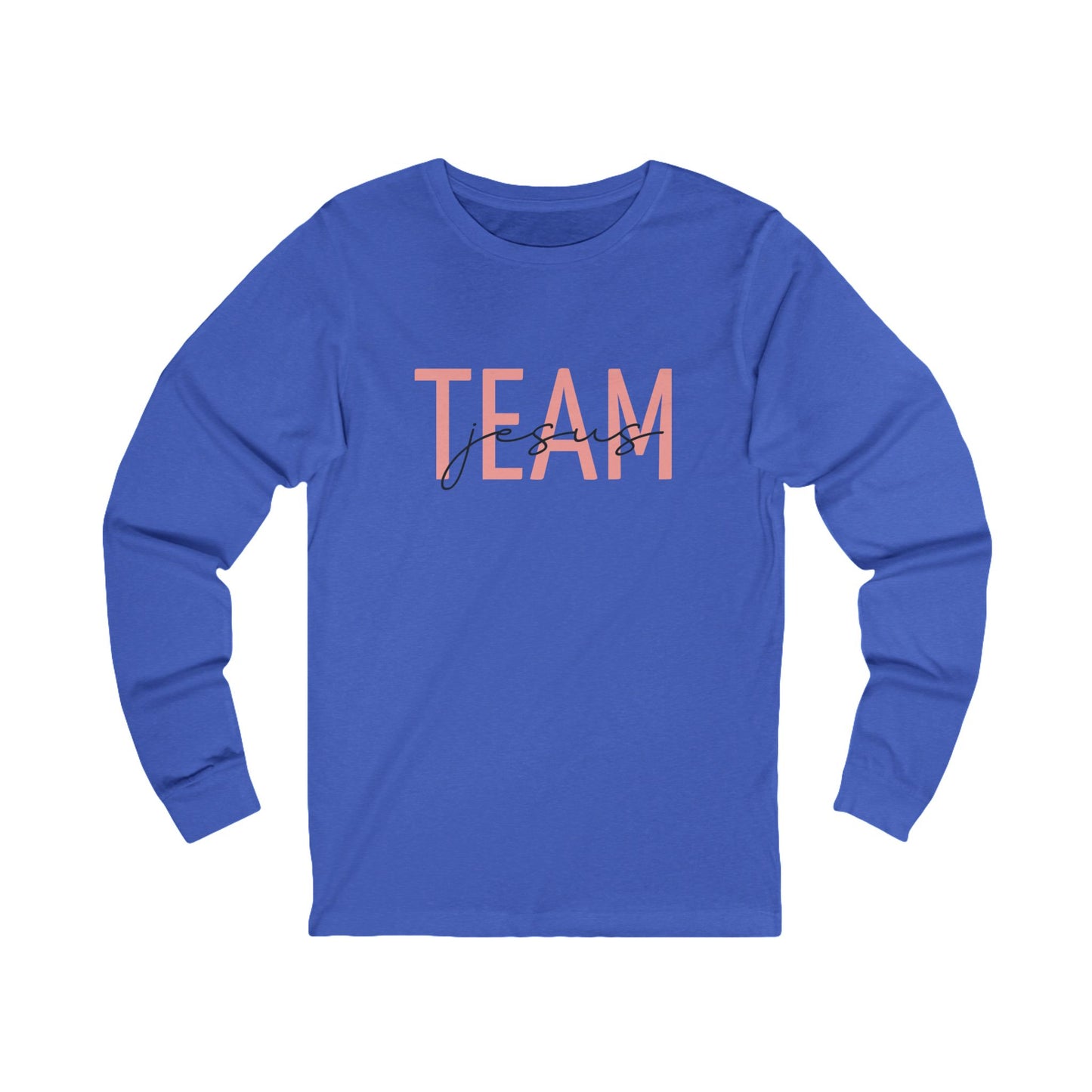 Unisex Jersey Long Sleeve-TEAM jesus-white