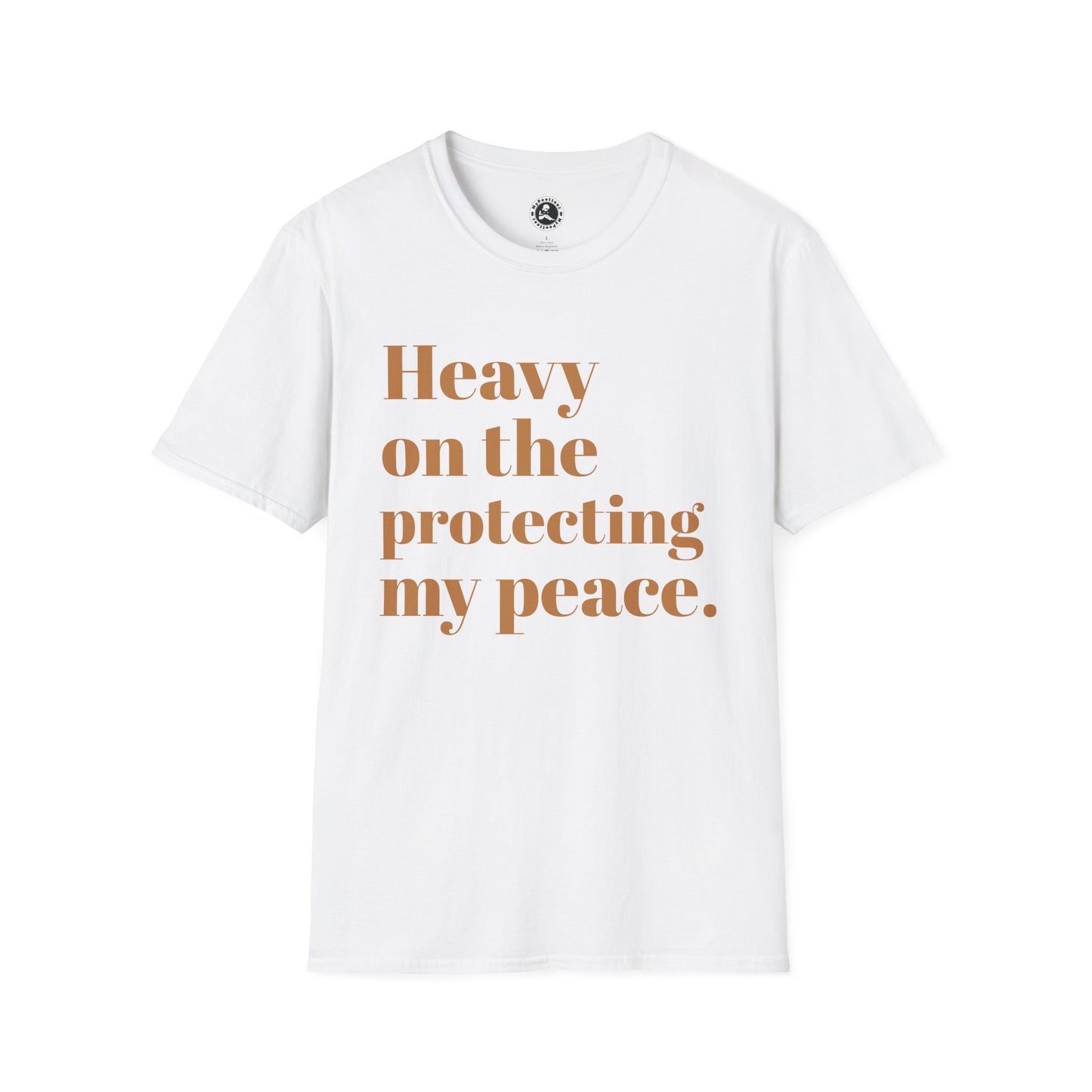 Unisex Softstyle Short Sleeve-Heavy on the protecting my peace