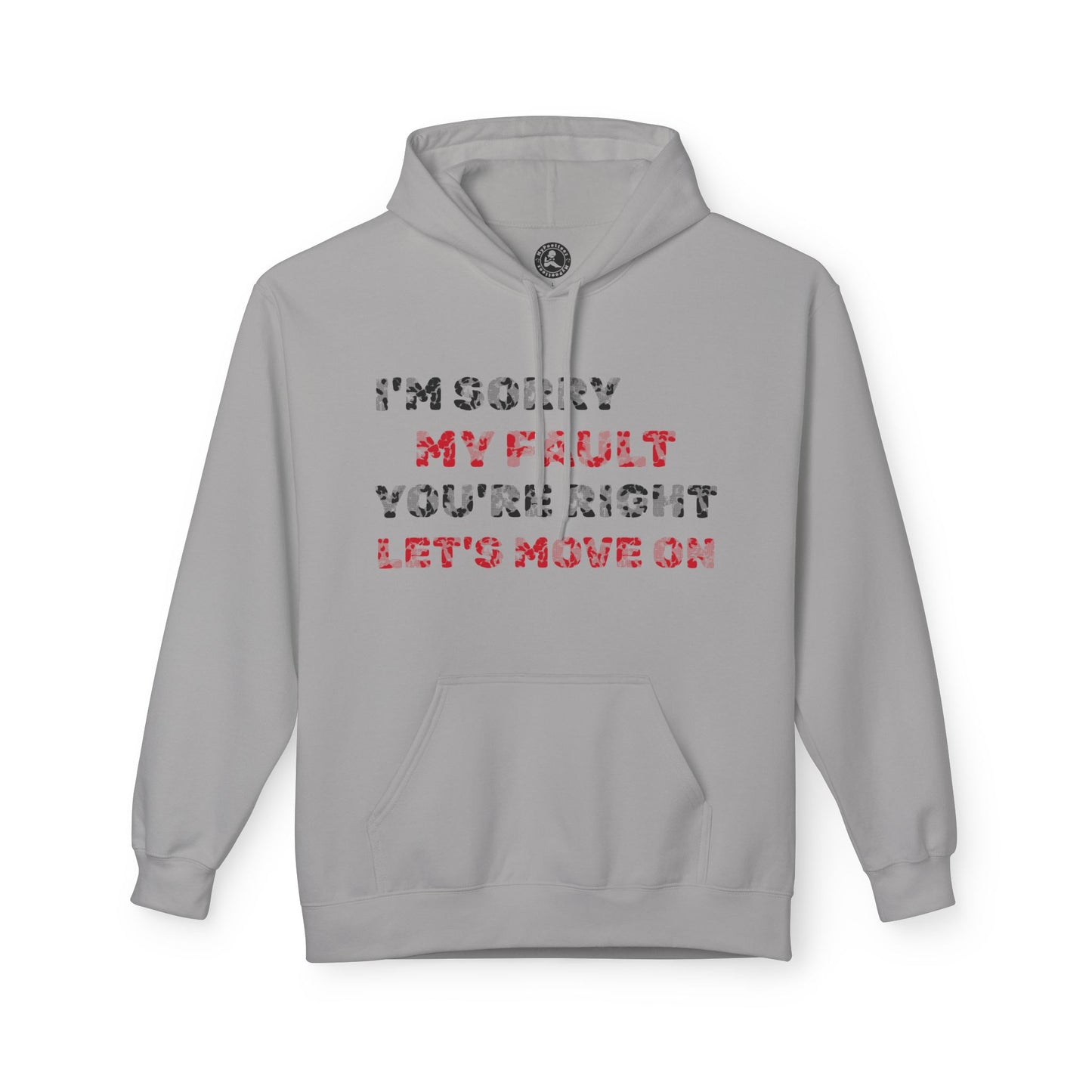 Unisex Midweight Softstyle Fleece Hoodie-LET IT GO