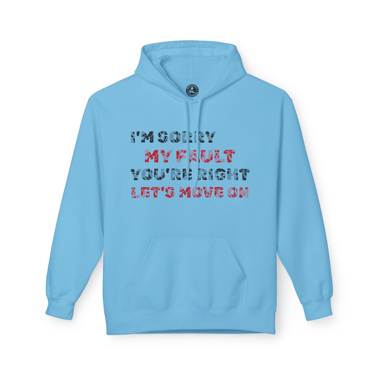 Unisex Midweight Softstyle Fleece Hoodie-LET IT GO