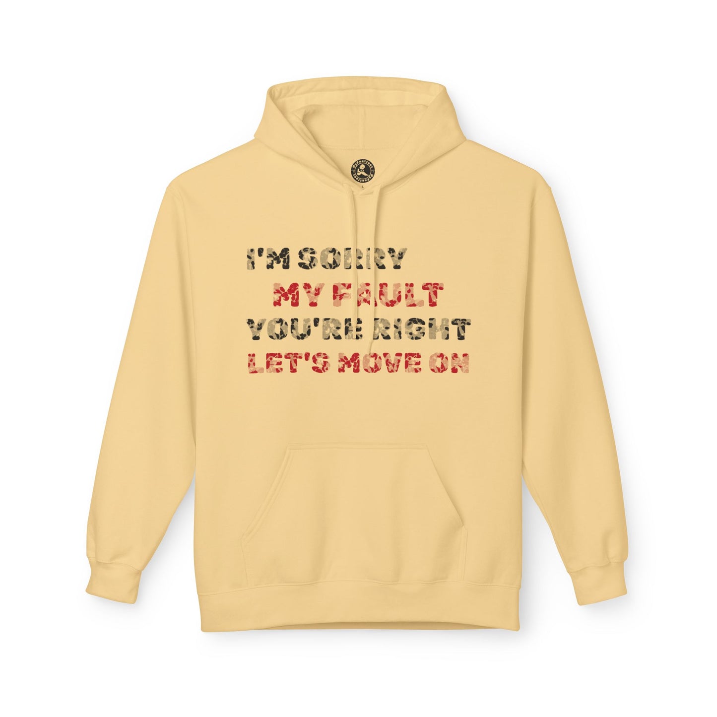 Unisex Midweight Softstyle Fleece Hoodie-LET IT GO