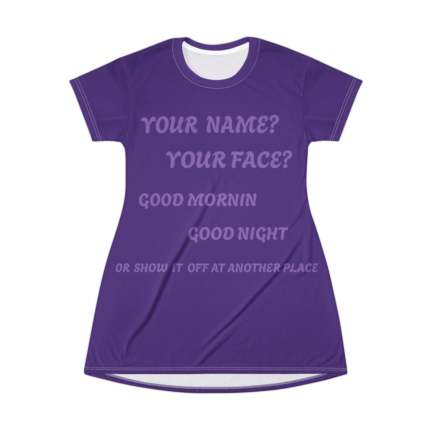 T-Shirt Dress (AOP) YOUR WAY