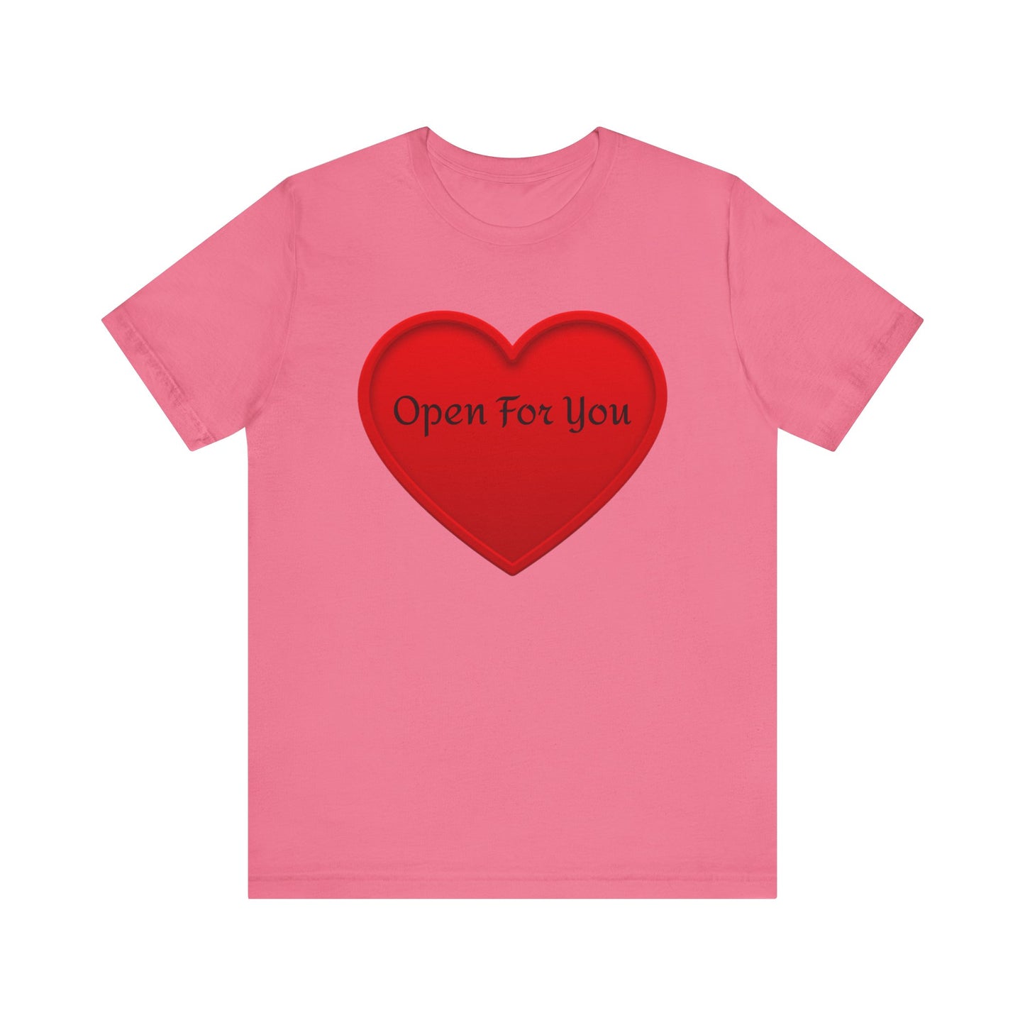 Unisex Jersey Short Sleeve-Open For You-HEART