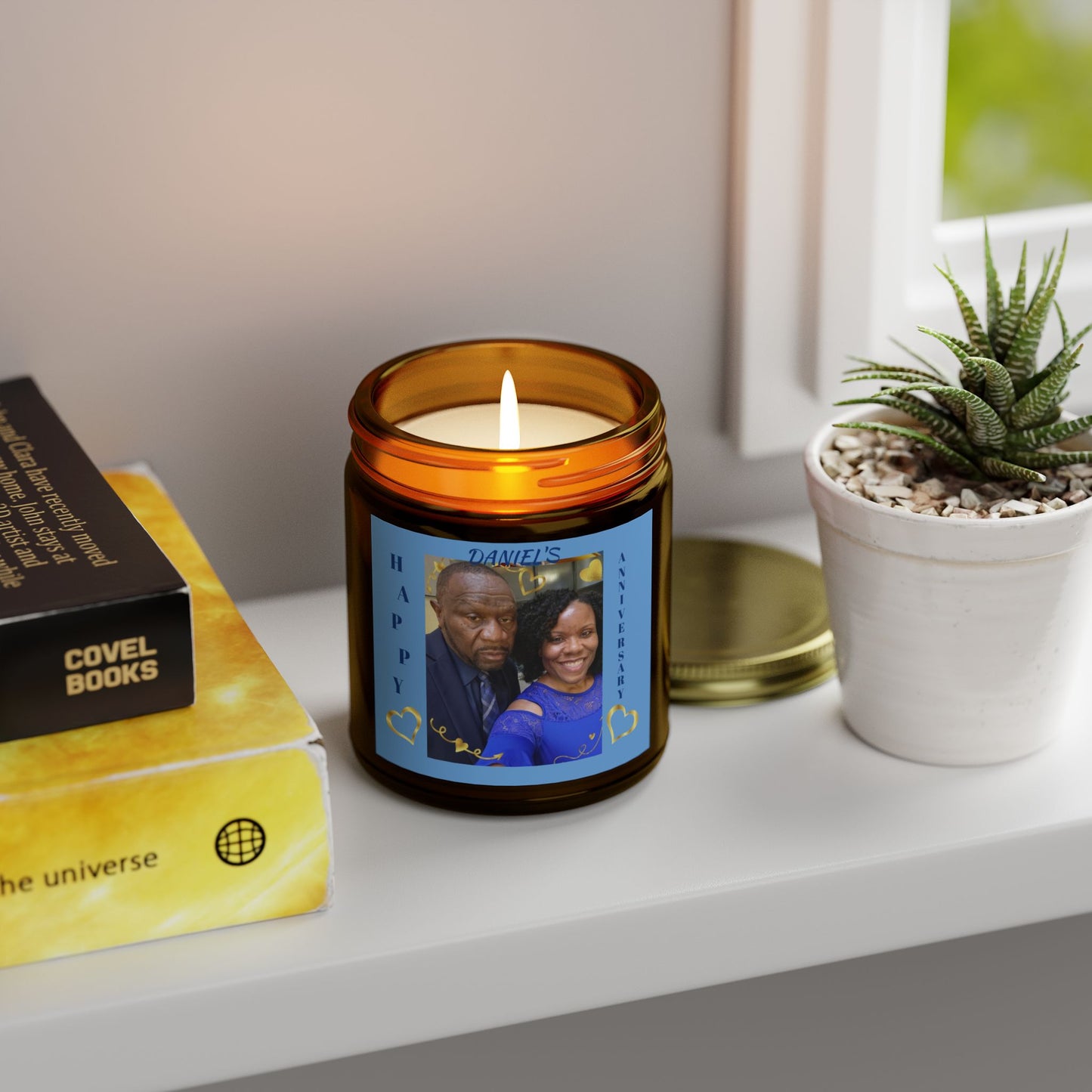 Scented Candles, Coconut Apricot Wax (4oz, 9oz)-DANIEL'S 3RD