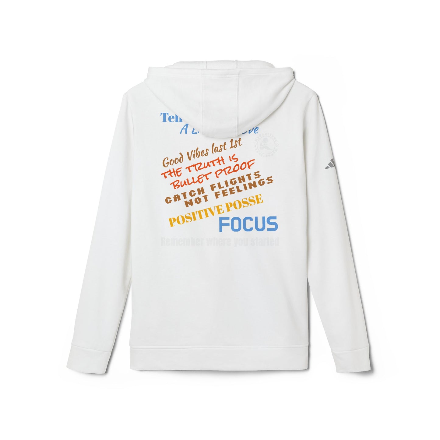 adidas Unisex Fleece Hoodie-Inclusive w/Back Print