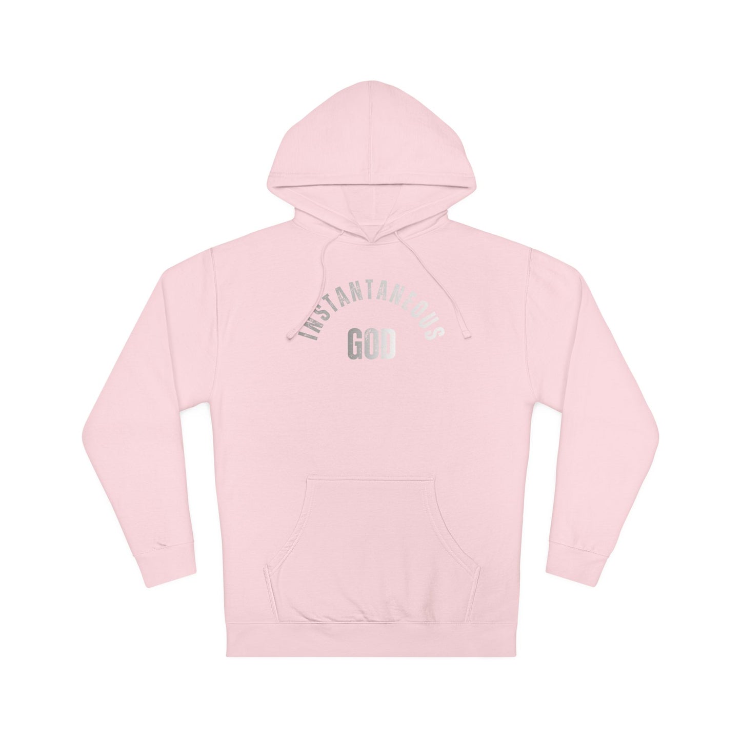 MINT Classic Hoodie - "INSTANTANEOUS GOD" Minimal Pullover for Custom Printing