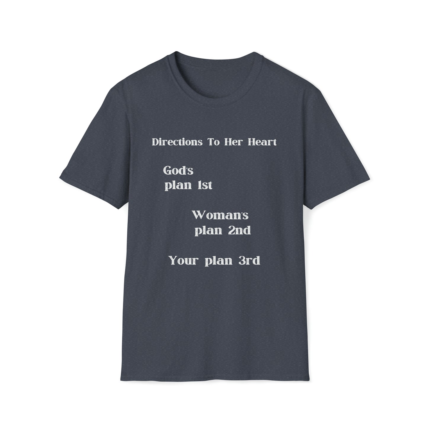 Unisex Softstyle T-Shirt-Directions To Her Heart